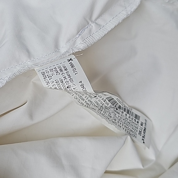 ZARA SHIRT DRESS WITH STRIPE White Size Medium - Picture 10 of 10